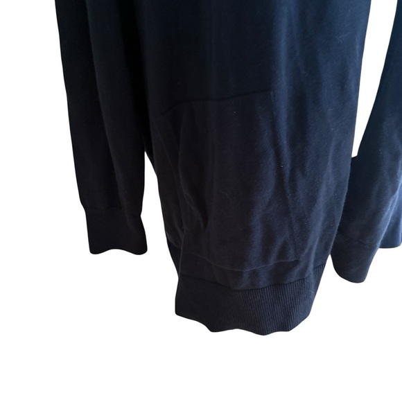 Lands End Womens Navy Blue Sweater Cardigan With Pockets Size 2X Light Weight - Picture 9 of 12